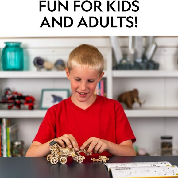 NEW NATIONAL GEOGRAPHIC Solar Model Kit Wooden 3D Puzzle Models NASA Space Explo - Picture 3 of 16